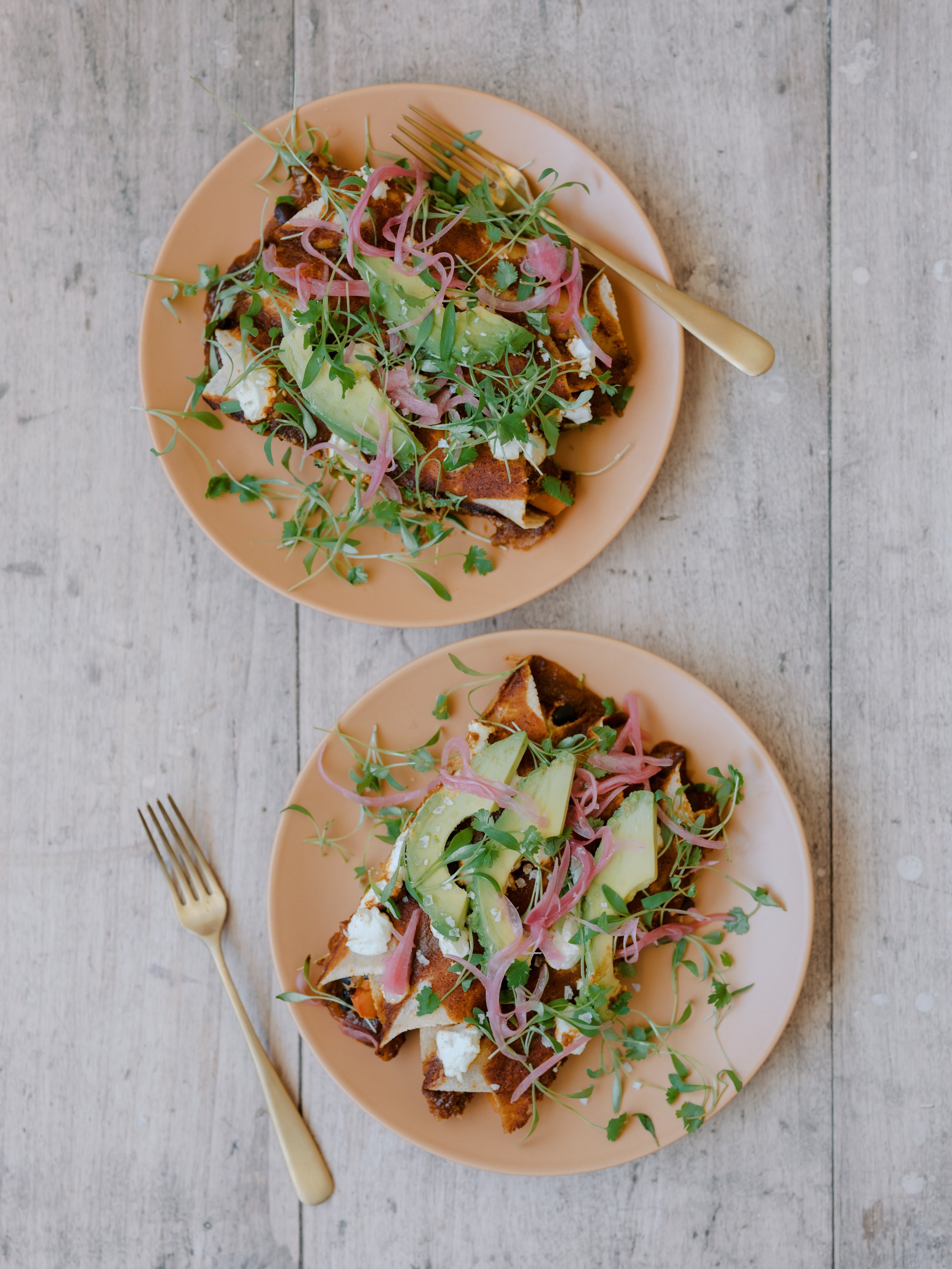 Sweet Potato & Black Bean Enchiladas