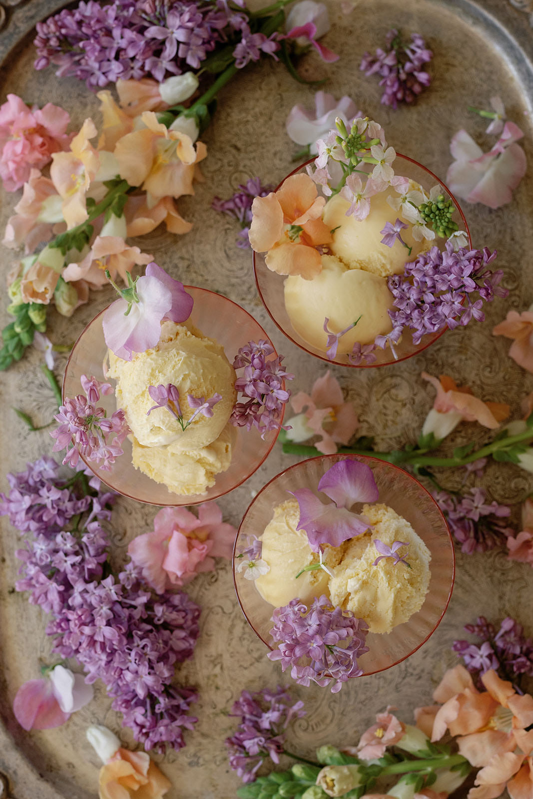 Lilac Ice Cream
