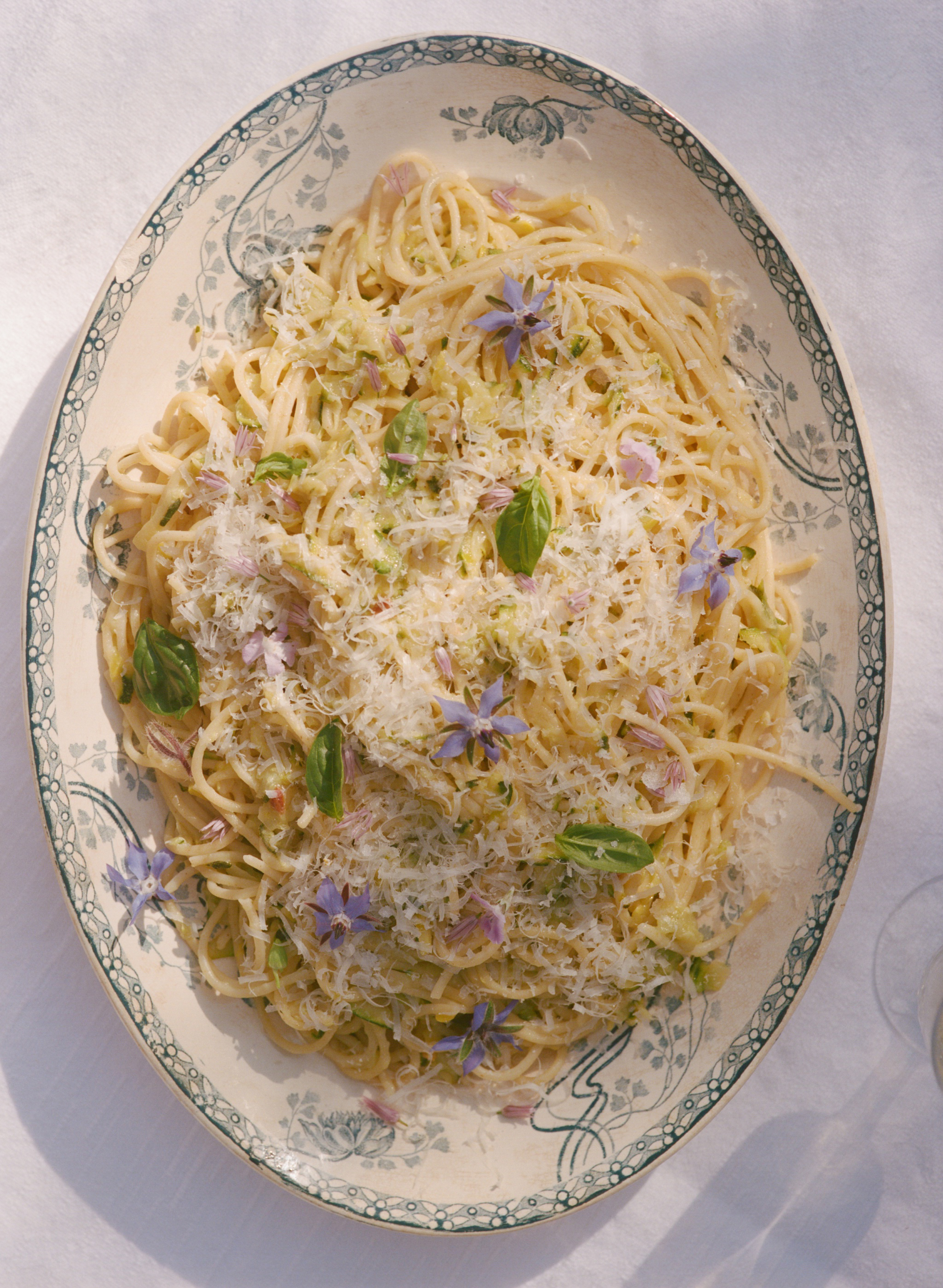 Summer Squash Pasta with Lemon and Basil